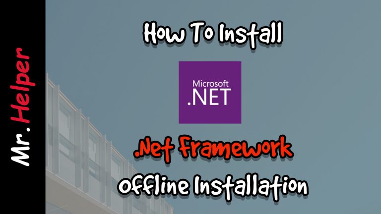 .net framework 4.7 download offline