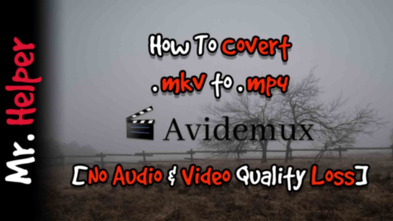 convert mkv to avi with avidemux