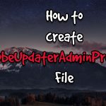 How To Create AdobeUpdaterAdminPrefs.dat File